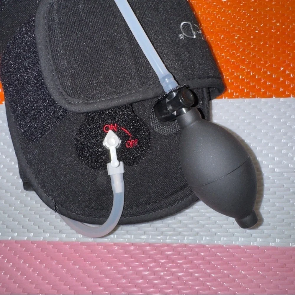MANAMED Cure Tech 2 in 1 TENS Therapy Arm Sling Knee Brace Black‎ Adjustable